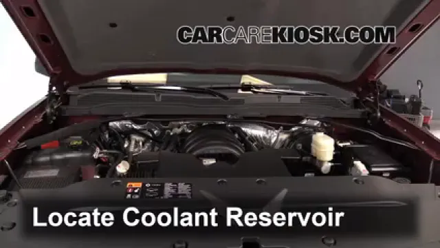 2014 Chevrolet Silverado 1500 LT 5.3L V8 FlexFuel Crew Cab Pickup Refrigerante (anticongelante) Controlar nivel de líquido